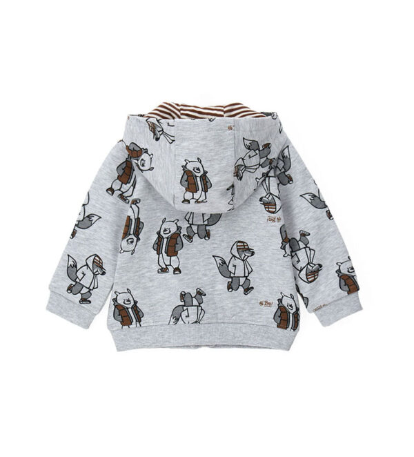 Sweat-shirt à capuche ouverte Fairy Forest pour nouveau-né – Image 2