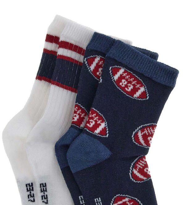 Lot de 2 paires de chaussettes courtes Adventure SEGA SONIC pour garçon, accessoires – Image 2