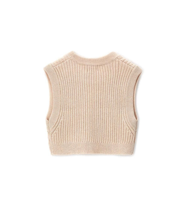 Chemises et hauts en laine/tricot pour bébé fille Capsule Denim avec col – Image 2