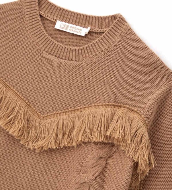 Chemises et hauts en laine/tricot Wild Girl avec col – Image 2