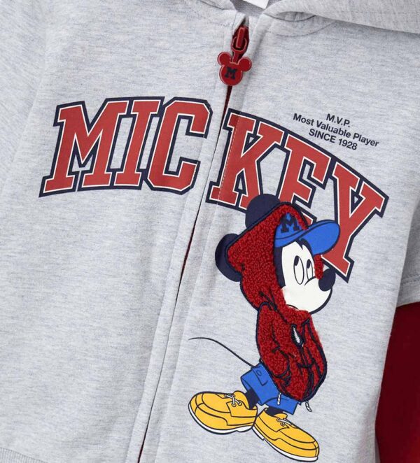 Ensembles de jogging et survêtements Disney pour bébé garçon « Back To School » avec capuche ouverte – Image 2