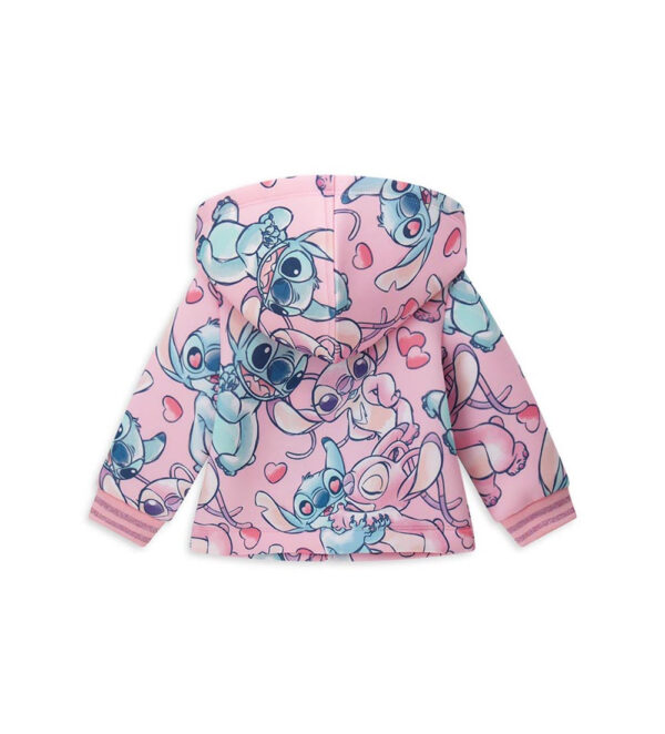 Sweat-shirt bébé fille à capuche Disney Stitch, chemises et hauts fermés – Image 2