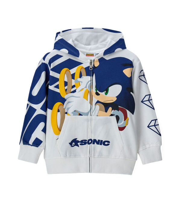 Sweat-shirt Adventure SEGA SONIC Boy, veste, chemises et hauts