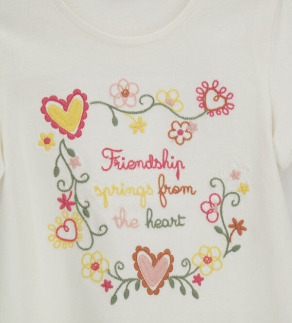 T-shirt Arty Wild Girl avec broderie – Image 3