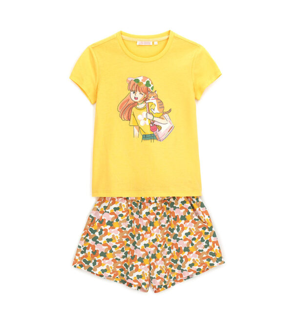 Ensemble t-shirt et short Arty Wild Girl
