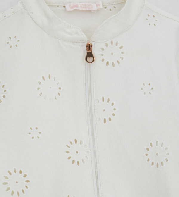Blouson aviateur brodé Arty Wild Girl – Image 3