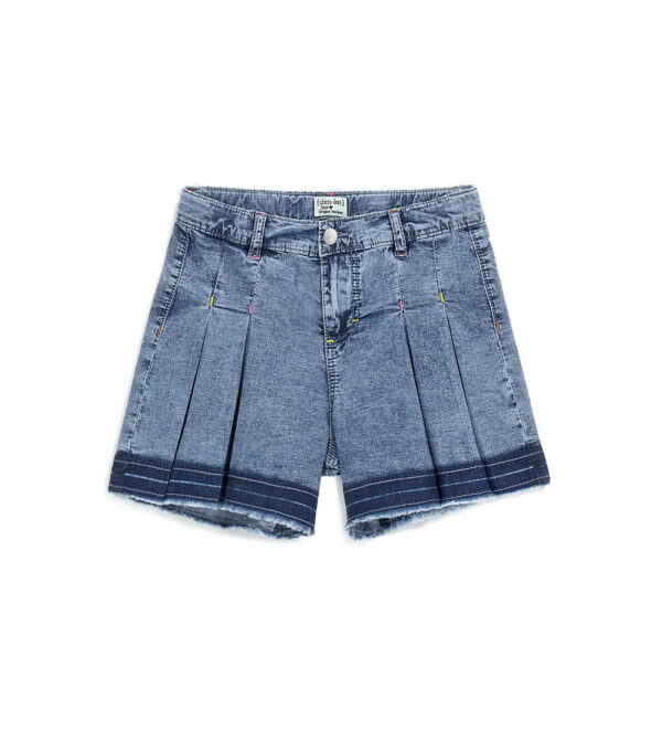 Short en jean à franges Capsule Denim Girl