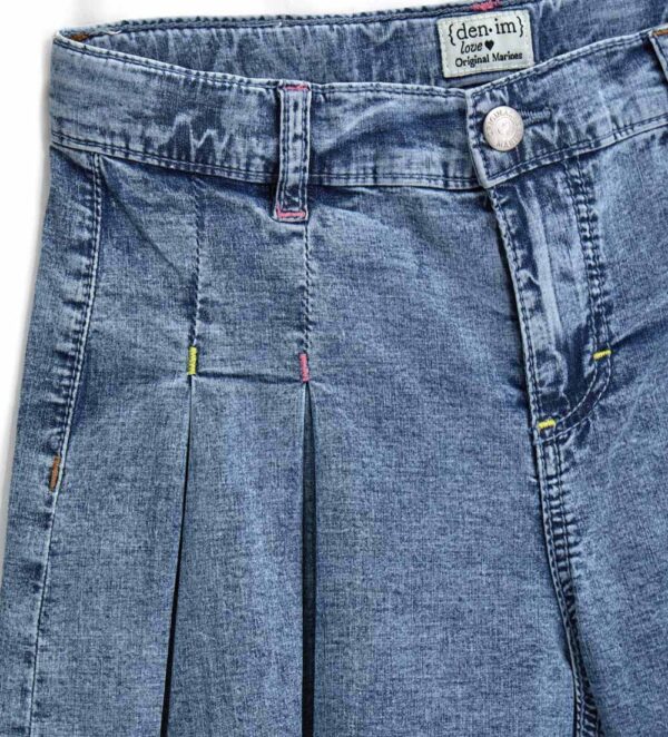 Short en jean à franges Capsule Denim Girl – Image 3