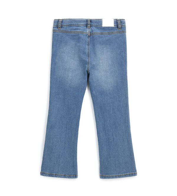 Capsule Denim Girl Flare Jeans avec fentes – Image 2