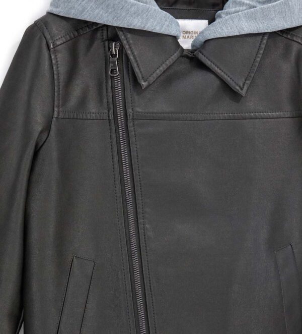 Veste en similicuir spéciale et informelle pour adolescent – Image 4