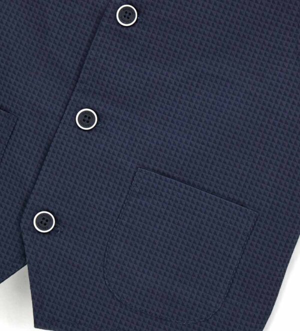 Gilet en lin et coton spécial et informel pour adolescent – Image 3