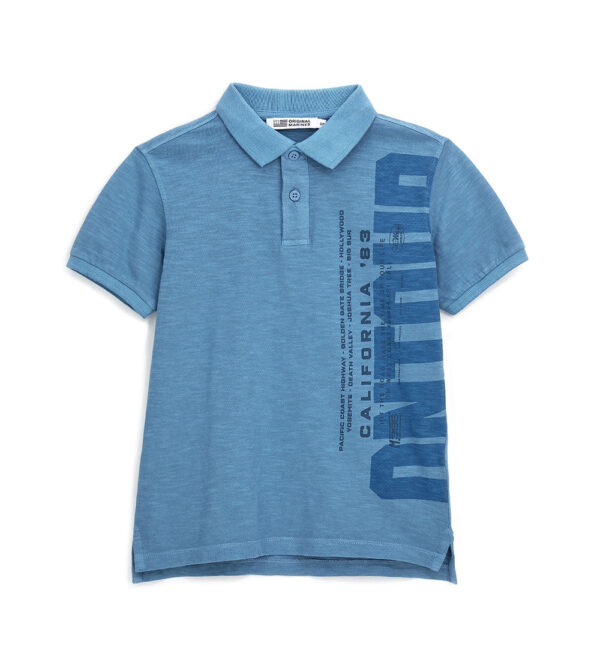 Polo camionneur en denim pour adolescent
