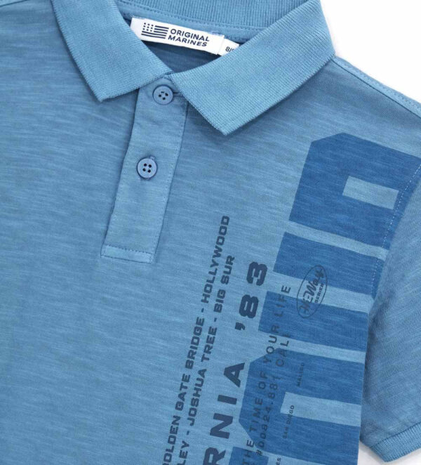 Polo camionneur en denim pour adolescent – Image 3