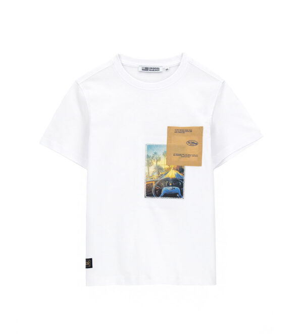 T-shirt en jean Truker pour adolescent avec poche