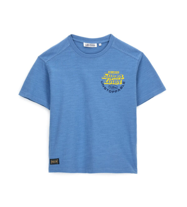 T-shirt en jersey denim trucker pour adolescent
