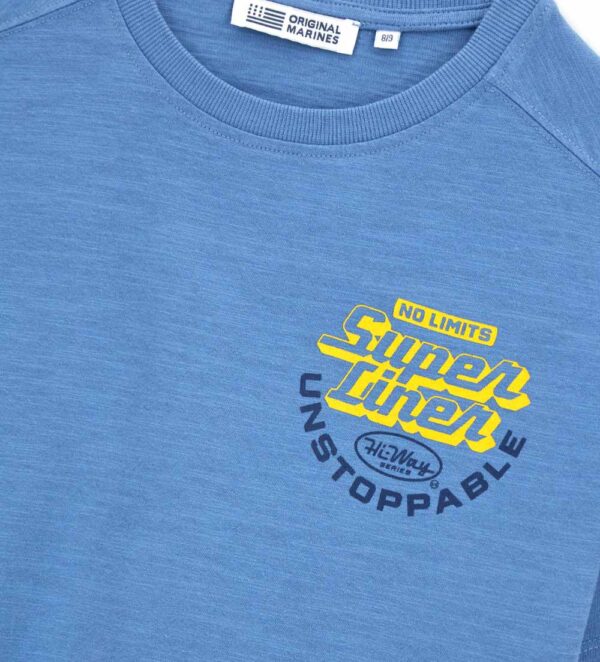 T-shirt en jersey denim trucker pour adolescent – Image 3