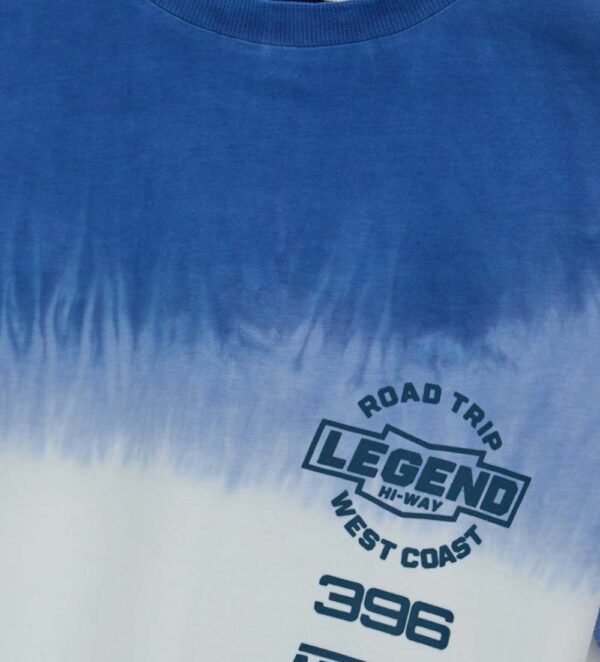 T-shirt camionneur en denim tie-dye pour adolescent – Image 3