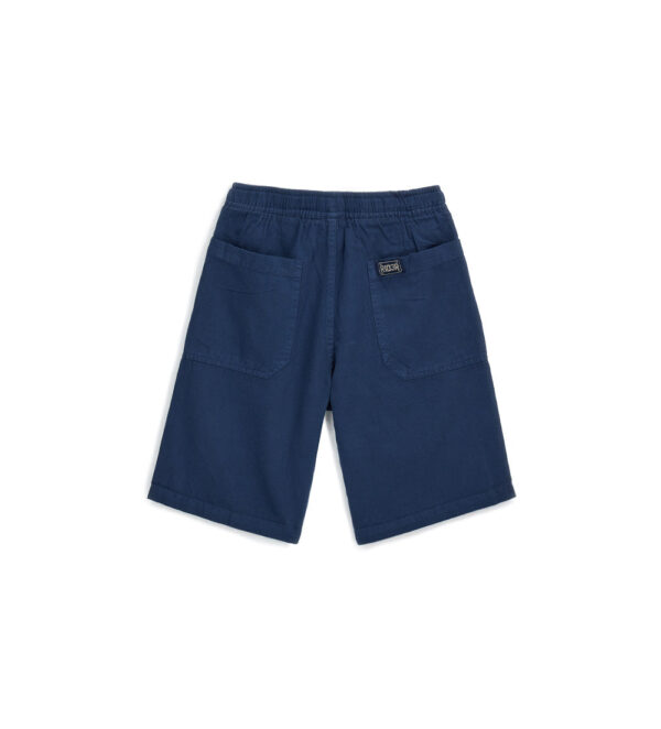 Bermuda en denim Trucker pour adolescent, mélange de lin – Image 2
