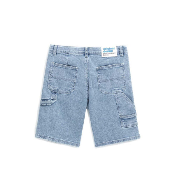 Capsule Denim Teen Boy Bermuda Jeans Worker – Image 2