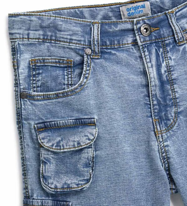 Jean bermuda cargo Capsule Denim pour adolescent – Image 3