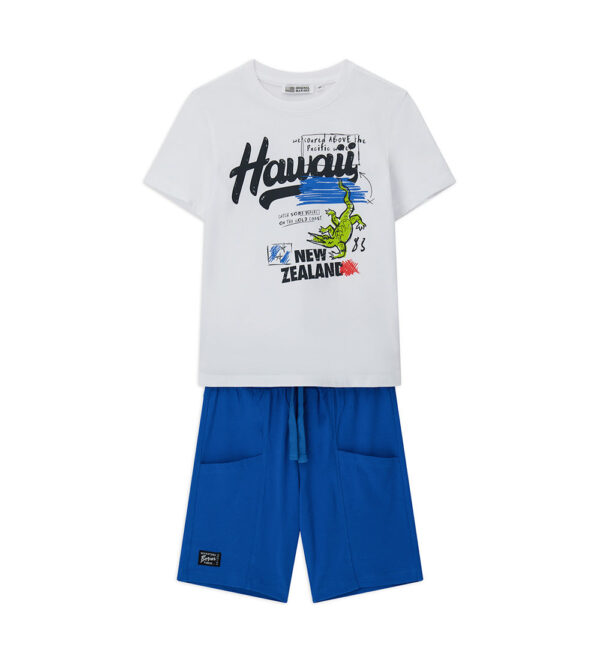 Ensemble t-shirt et bermuda Amazonia pour adolescent