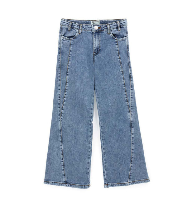 Capsule Denim Teen Girl Jean jambe large 2