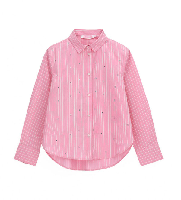 Chemise rayée Spring Bloom pour adolescente