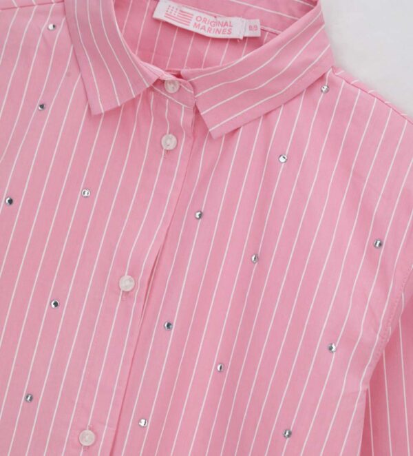 Chemise rayée Spring Bloom pour adolescente – Image 3