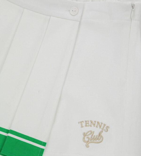 Jupe-pantalon plissée Marina/Tennis Club pour adolescente – Image 3