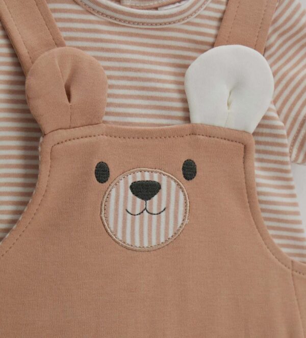 Ensemble pull et salopette Wet Sand pour nouveau-né garçon – Image 2