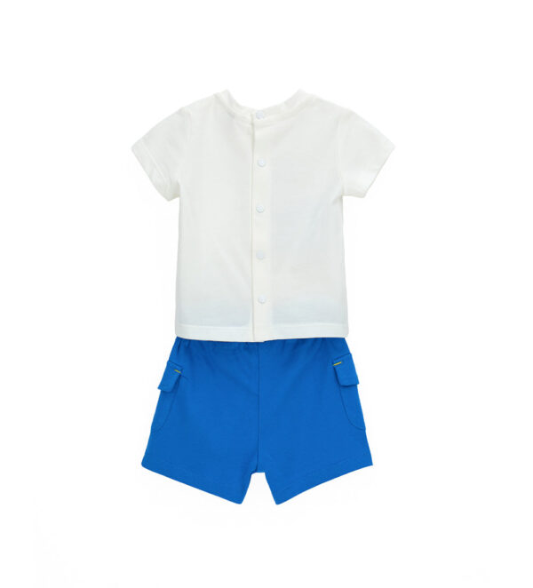 Ensemble t-shirt et bermuda Sunlight pour nouveau-né garçon, taille 3 – Image 2