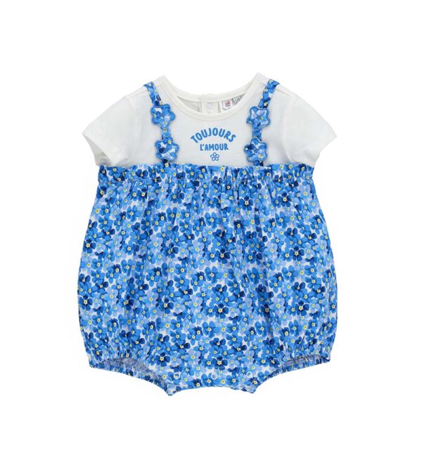 Combinaison en coton cassé pour nouveau-né fille Sunlight