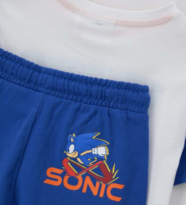 Ensemble t-shirt et bermuda Sonic Beach College Boy – Image 2