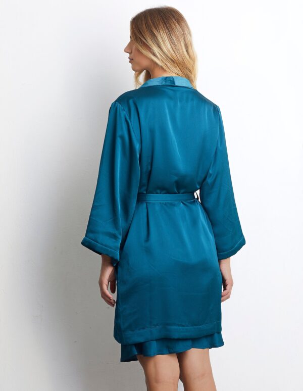 Kimono femme touche émeraude – Image 5