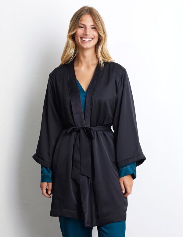 Kimono femme touche émeraude – Image 7
