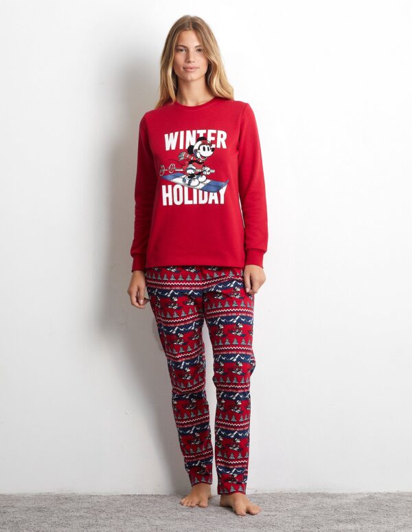 Pyjama Disney Skipass Famille Femme 2