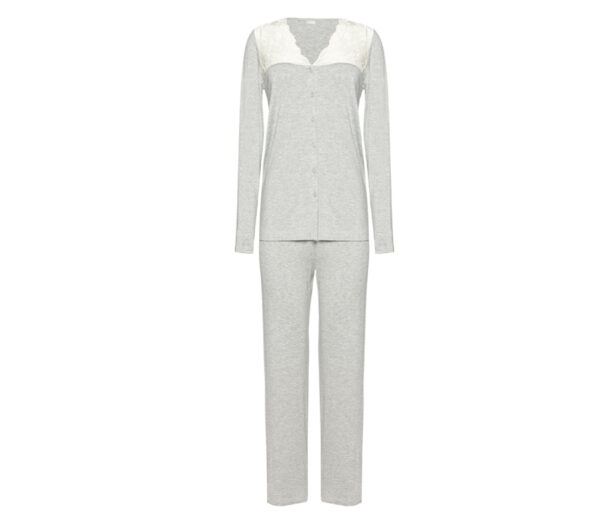 Pyjama femme Primula à manches longues avec ouverture sur le devant – Image 11