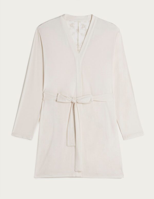 Chemise de nuit femme en modal/dentelle – Image 3