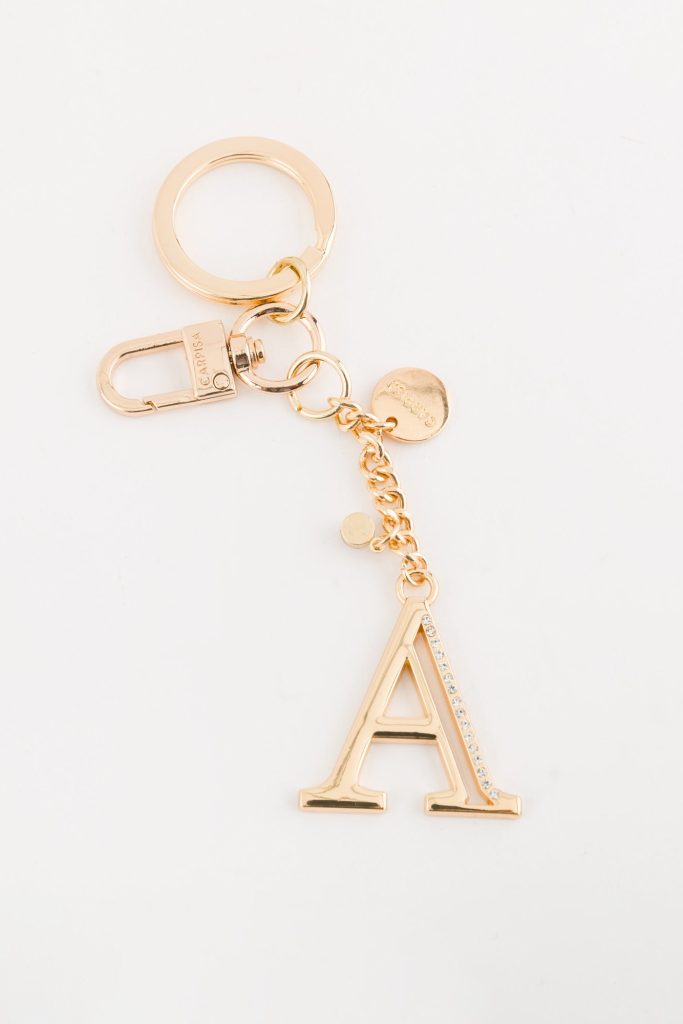 Porte-clés en métal Glare Letters Keycha pour femme 2