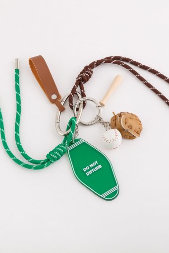 Porte-clés ludique hivernal en métal/plastique pour femme