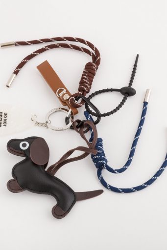 Porte-clés ludique hivernal en métal/plastique pour femme