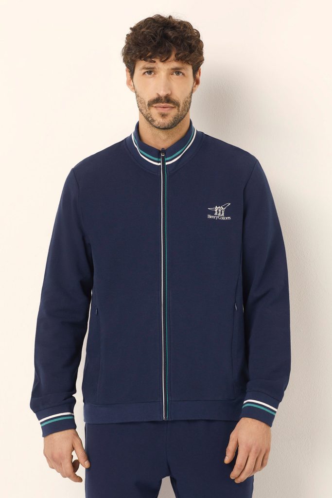 Hauts en coton Henry pour homme