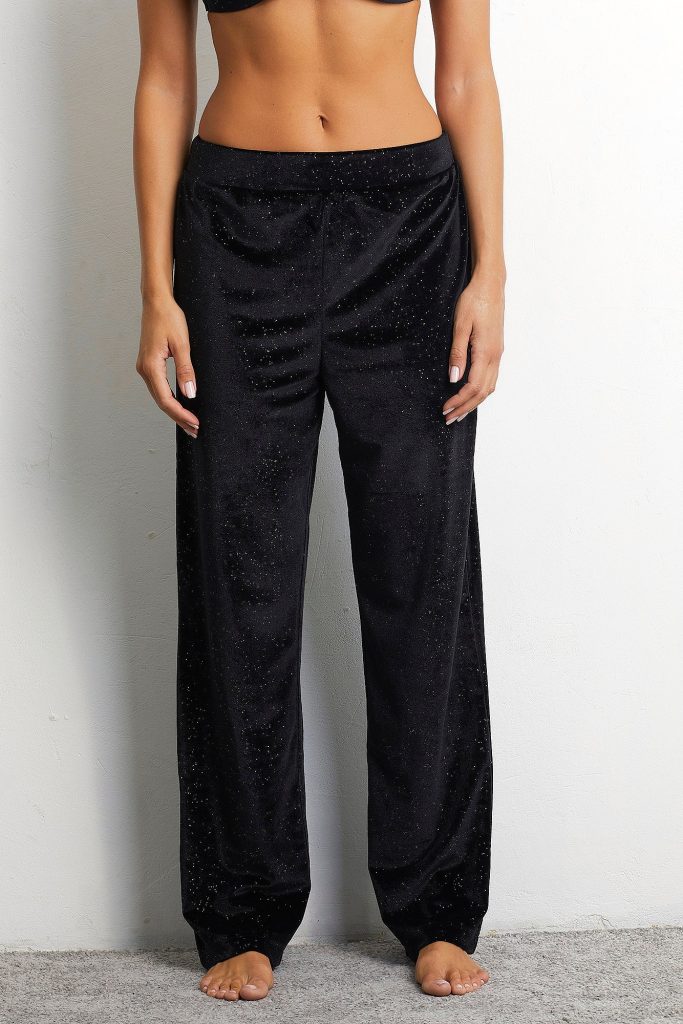 Pantalon long pour femme de fête de Noël