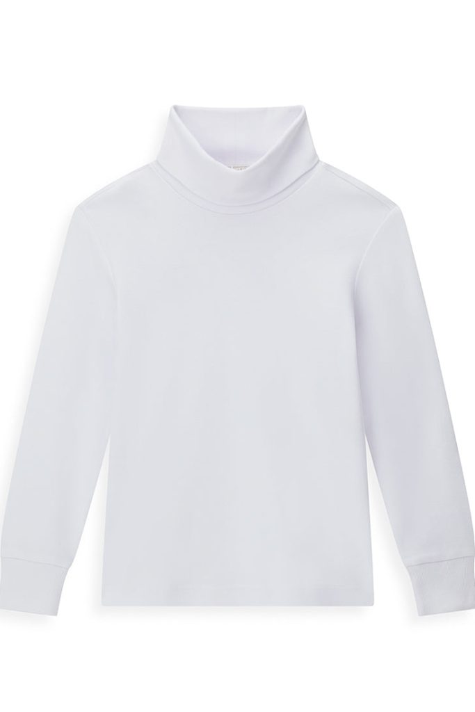 T-shirt à col roulé Basic Fundamentals pour garçon, chemises et hauts