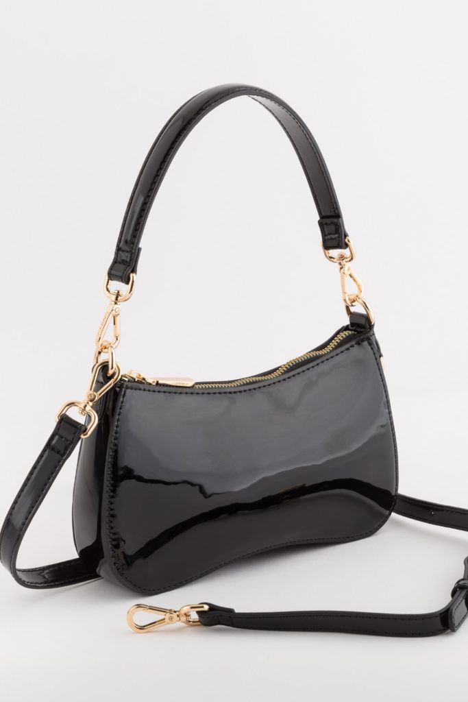Petit sac bandoulière verni Narciso