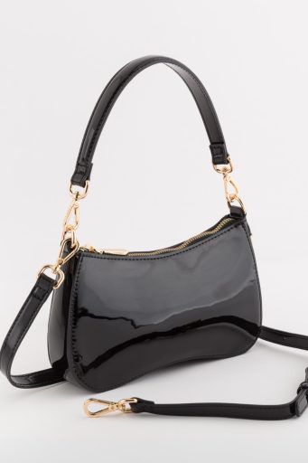 Petit sac bandoulière verni Narciso