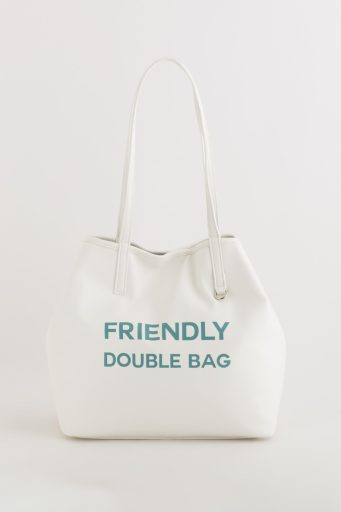 Sacs de courses réversibles doubles pour femme Friendly Double Spri Small