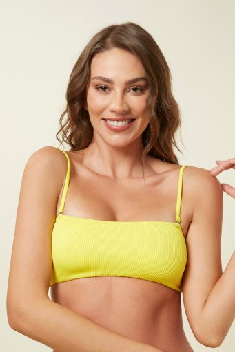 Soutiens-gorge bandeau côtelés pour femmes