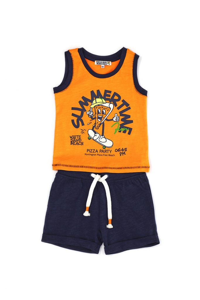 Ensemble débardeur et short bébé garçon Neon Explorer 1