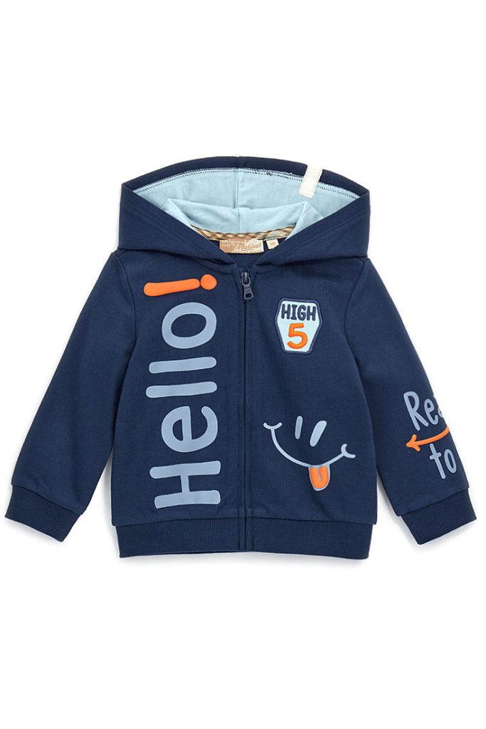 Sweat à capuche bébé garçon « Back To School » 1